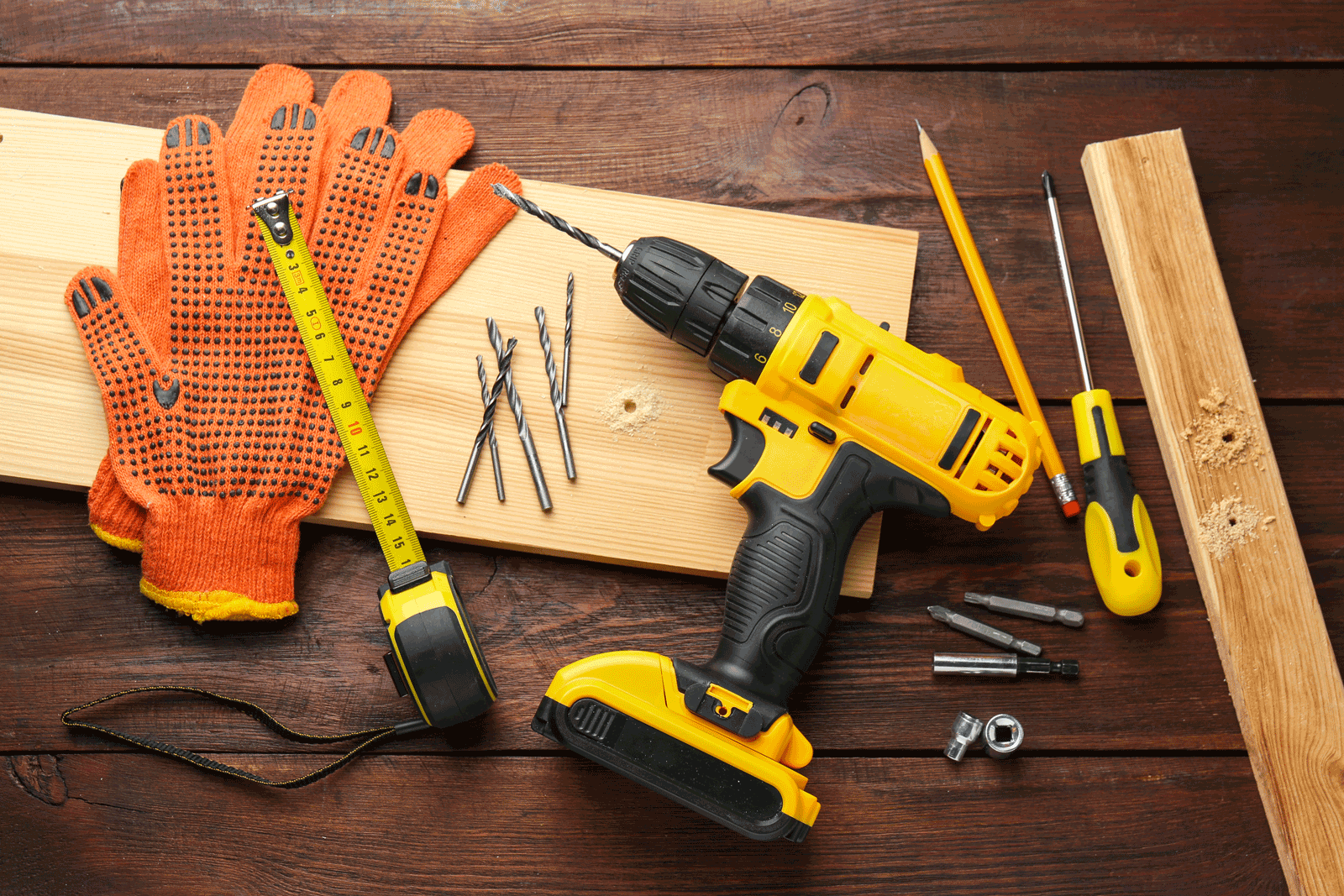 Handwerker Werkzeuge modern