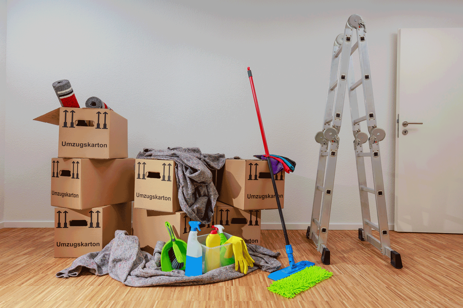 Besenreiner Raum kurz nach Einzug